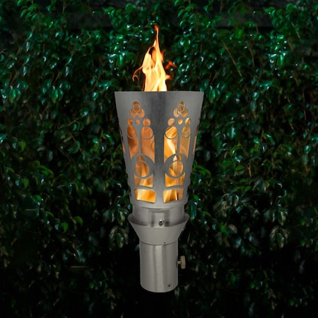 The Outdoor Plus Mosaic Torch Head - Wide - Top Lite OPT-TCH31SS